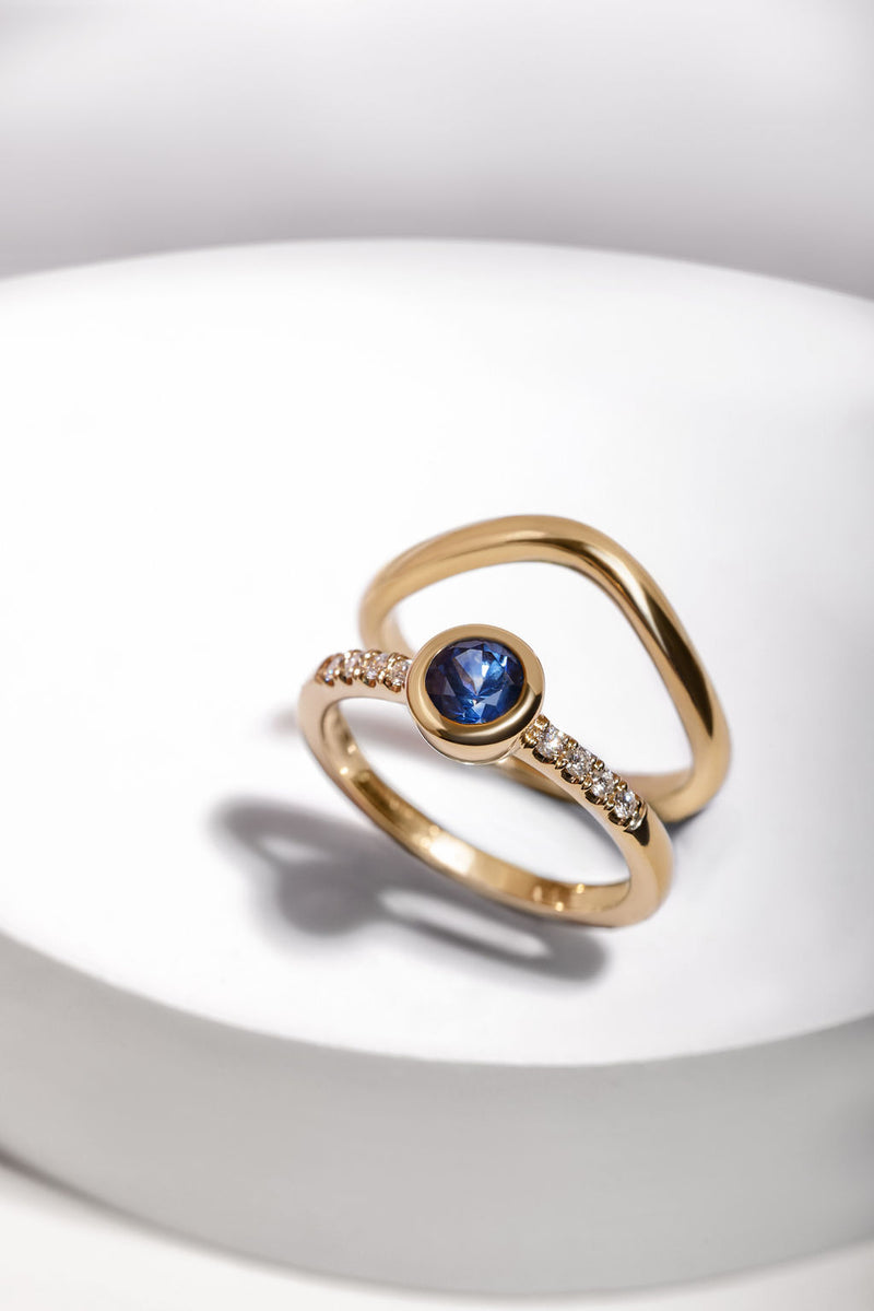 Blue  Montana Sapphire Ring