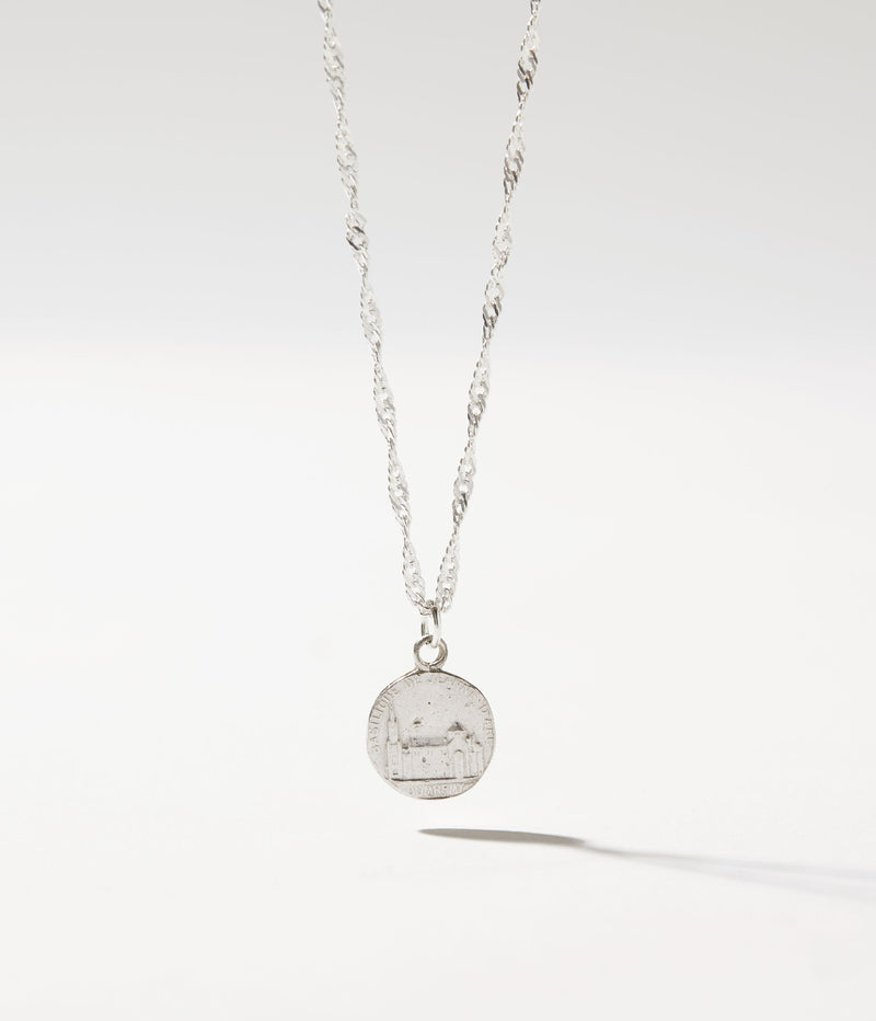 Sterling Silver Joan Of Arc Necklace